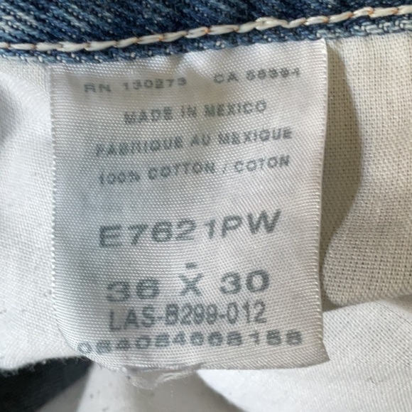 Rustler Blue vintage Straight Jeans wrangler western - Picture 9 of 9